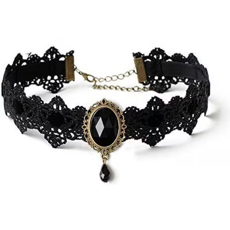 Lace Gothic Claw Necklace