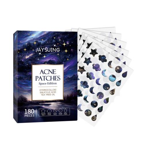 Jaysuing Acne Patch, Fade Closed Mouth Acne, Clear Acne, Waterproof Breathable Repair Acne Muscle Pattern Acne Patch