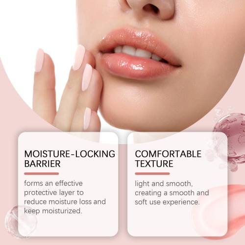 EELHOE Cherry Blossom Sleep Lip Gel, Cherry Honey Lip Balm Brightening Lip Skin Moisturizing Lip Care