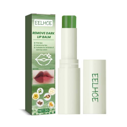 Eelhoe Black Lip Balm Lighten Lip Lines, Remove Dead Skin, Moisturize Lips, Stop Greasy, Break Black And Tender Lips, Replenish Water