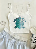 Sea Turtle Graphic Tank Top