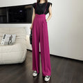 Summer Elegant Fashion Jumpsuit Women High Waist Rompers Straight Pants All-Match Style Jumpsuits Office Overalls Simple 2023