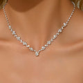 Sparkling Silver Chain Necklace