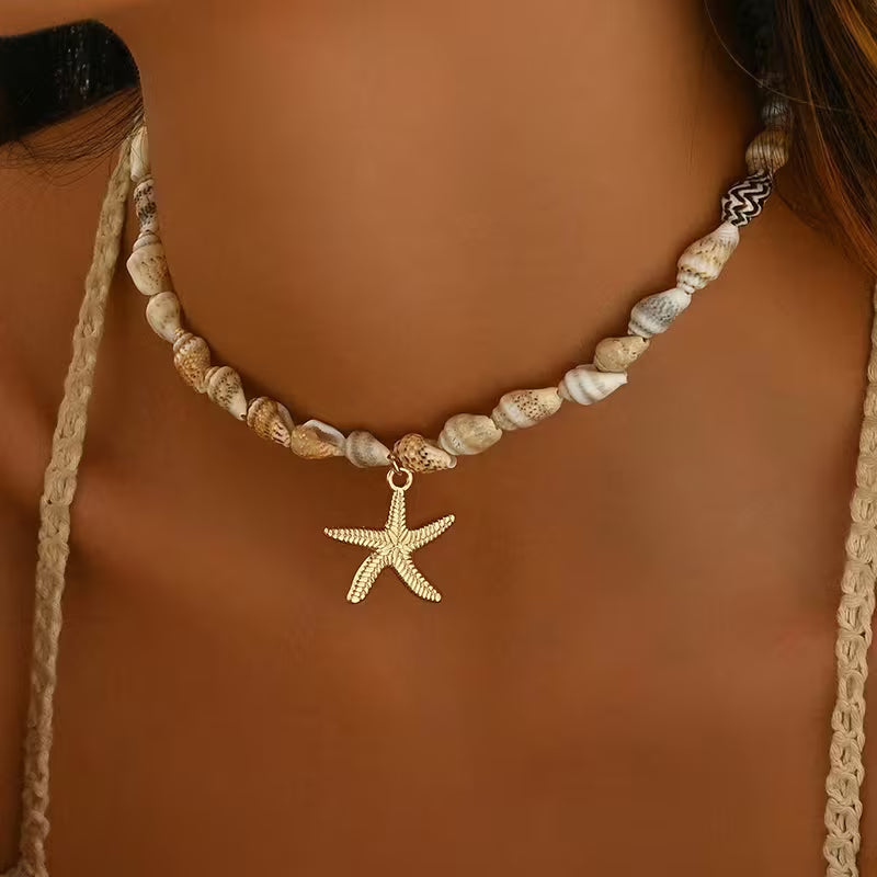 Starfish Shell Necklace